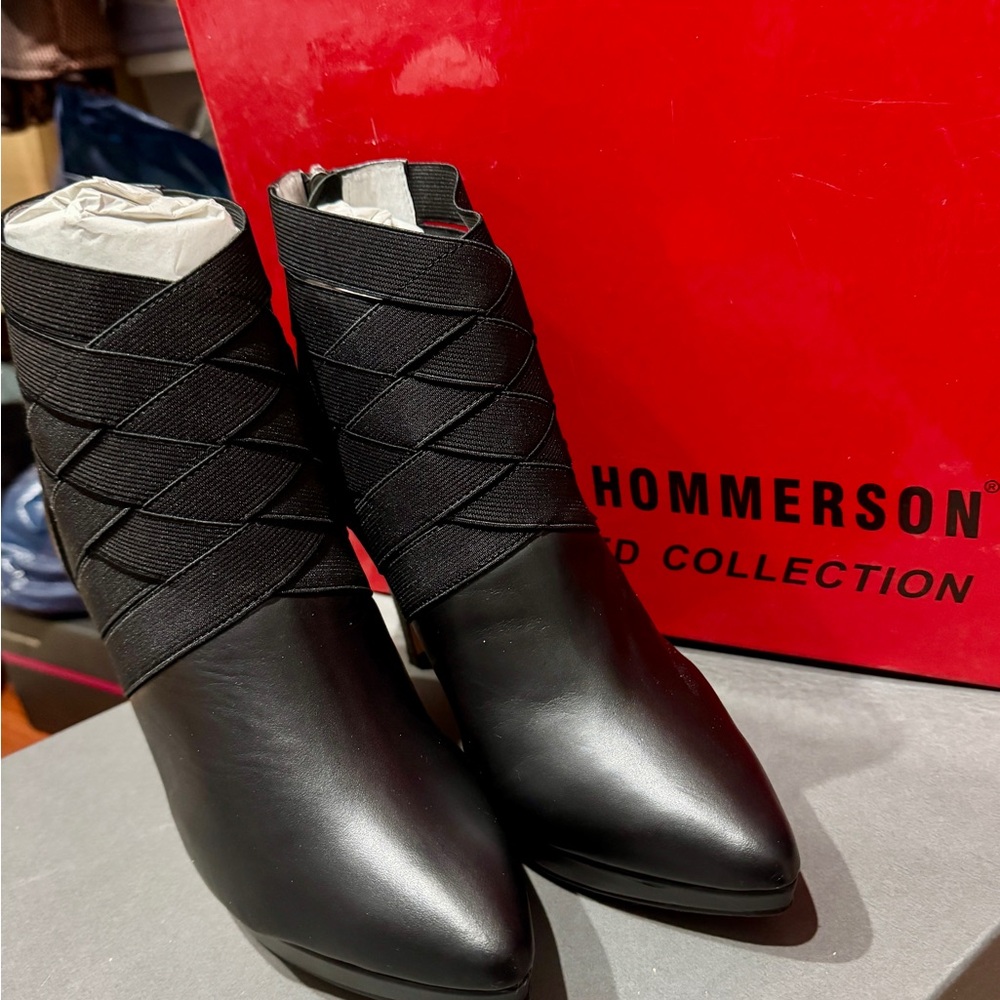 Ros Hommerson Black Ankle Booties